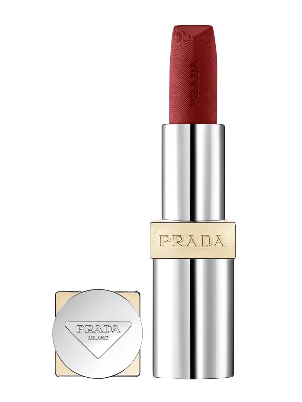 Prada Monochrome Matte Lipstick — B03 Mahogany